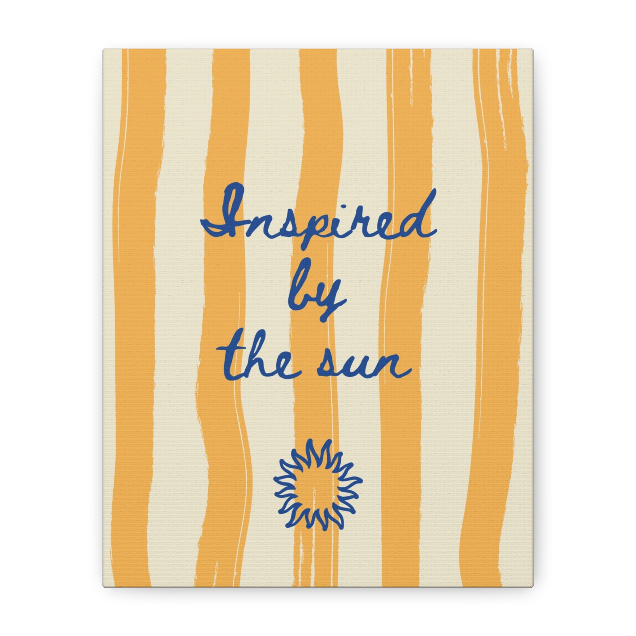 Arte em tela inspirada no sol